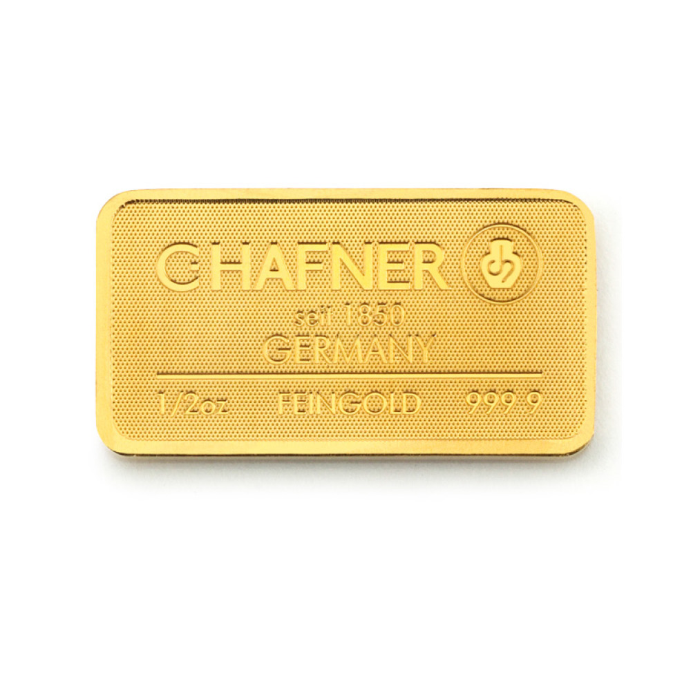 Gold bar C.Hafner 1/2 Oz