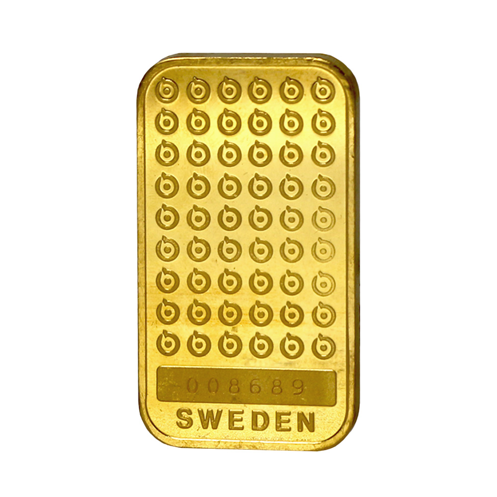 Gold Bar Circulated Boliden 100 g