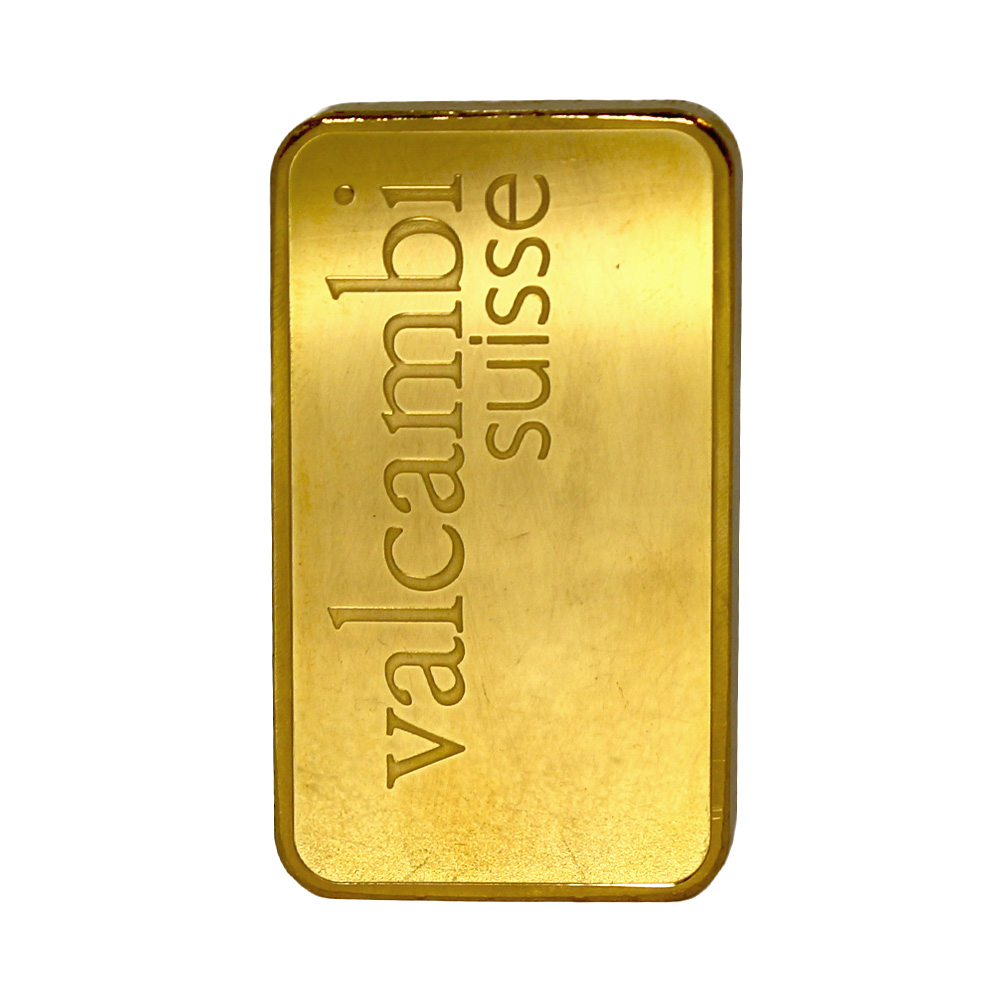 Gold Bar Circulated Valcambi 100 g