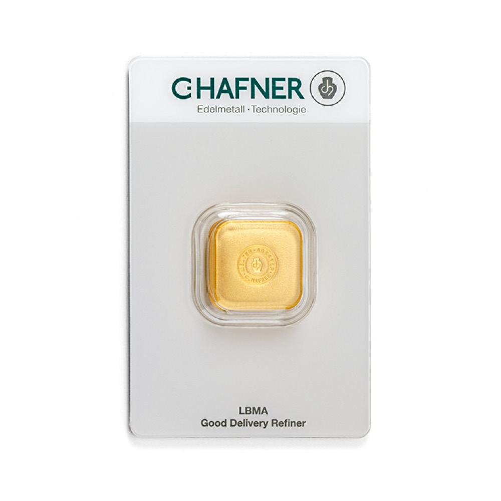 Gold Bar Casted C.Hafner 50 g
